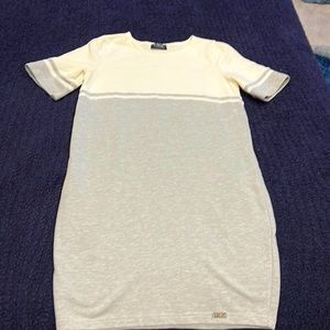 Fitted Trendy Sweatshirt Dress